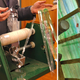 Illustration for article titled Hand-Cranked Machine Turns Plastic Bottles Into Thatch Roofs